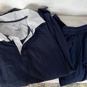 FREE SHIP! Van Laack x Lufthansa Lounge / Pajamas Sz XL / XXL